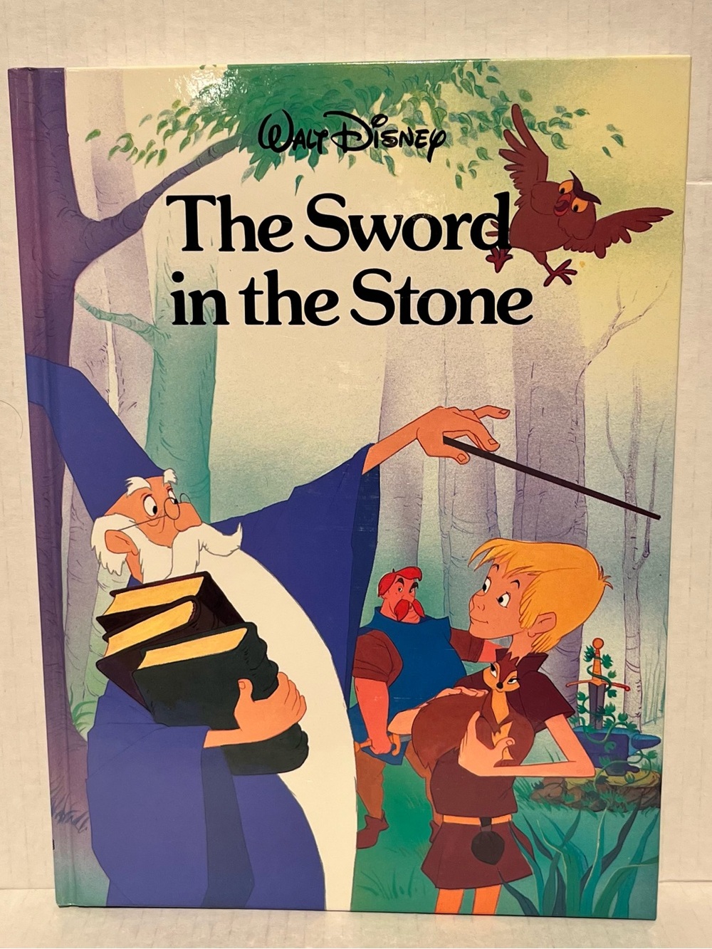 Vintage Hardcover edition of Walt Disney's the Sword in the Stone Disney Classic